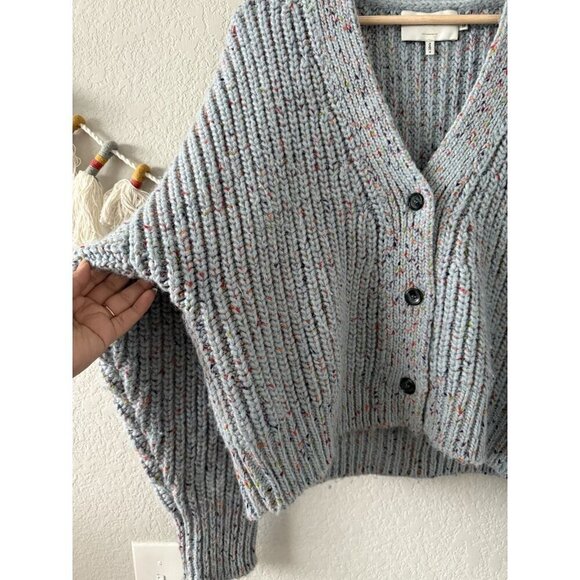 Munthe Tend Cardigan Chunky Knit Wool Blend Slouchy Boho Made In Italy 38 US 8 - Picture 6 of 10
